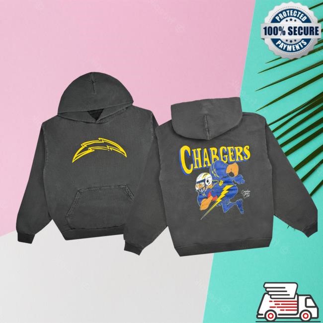 Chargers Merch Los Angeles Chargers X Crenshaw Skate Club Tee Shirt