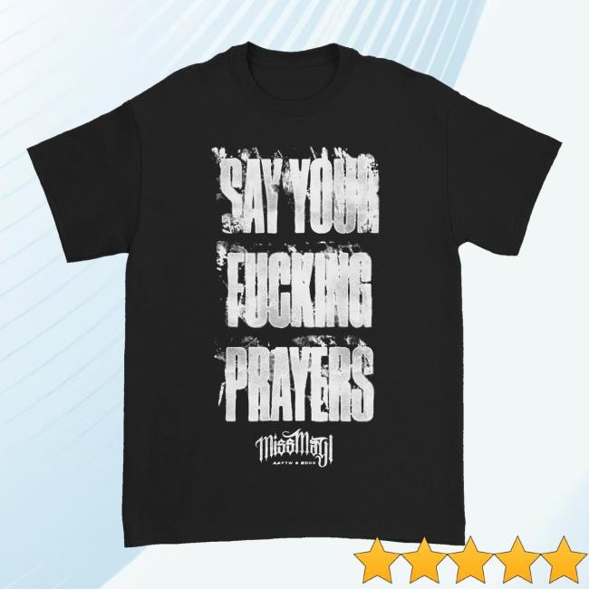 Limited Miss Maya Music Merch Store Glow In The Dark Prayers Hooded Sweatshirt