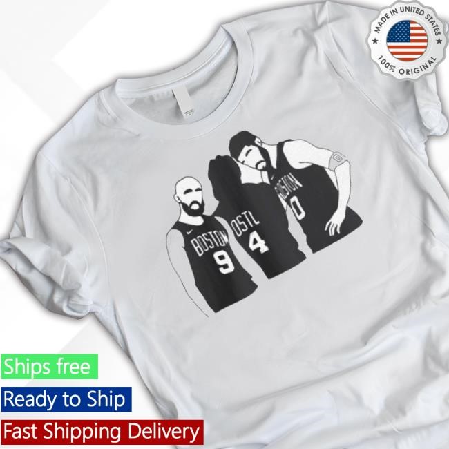 Trending Boston Celtics Shirt 3 Legends Of Boston Jrue Holiday Derrick White Jayson Tatum Shirt Celtic Legend 2024 Championship Hoodie Sweatshirt