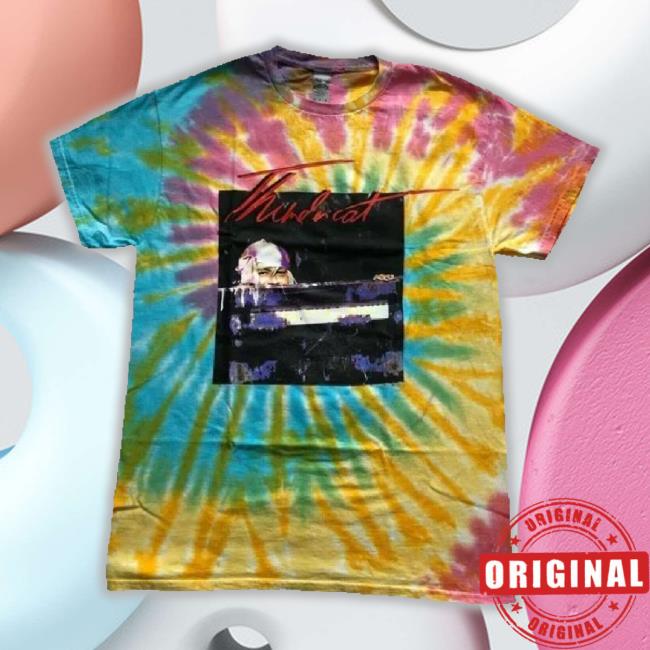 Thundercat Authentic Band Merch Durag Dumpster Fire Tie-Dye Tour Hoodie Sweatshirt