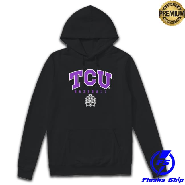 Official Tcu Baseball 2023 College World Series Crewneck Sweatshirt Official Tcu Baseball 2023 College World Series Hoodie