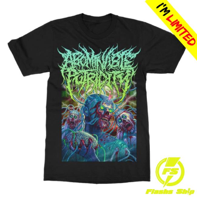 Trending Indie Merch Store Abominable Putridity "Visual Tyranny" Long Sleeve Tee Indiemerchstore Shop