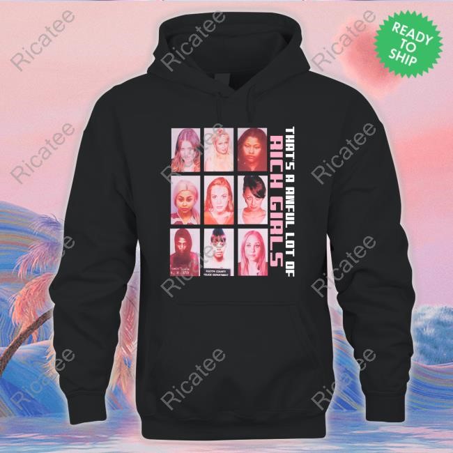 Official Coughsyrup Merch That's A Awful Lot Of Rich Girls Long Sleeve Shirt