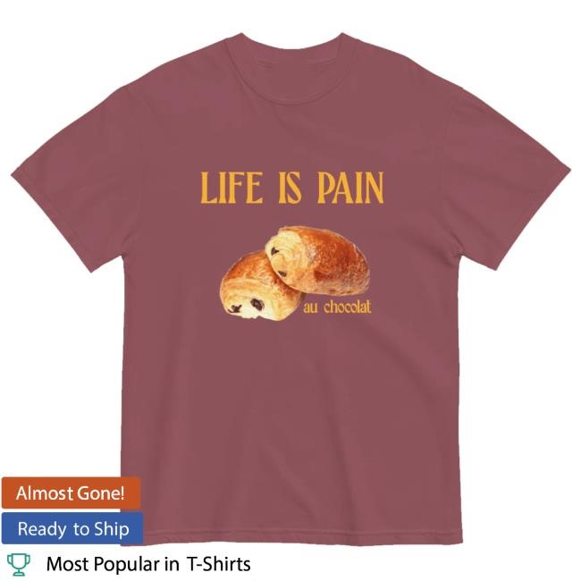 Official Polychrome Goods Merch Life Is Pain (Au Chocolat) Hoodie