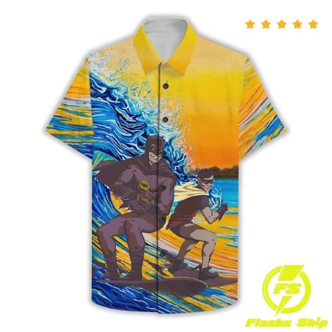Batman Robin Surfing Summer Elegance Hawaiian Sweaters Shorts