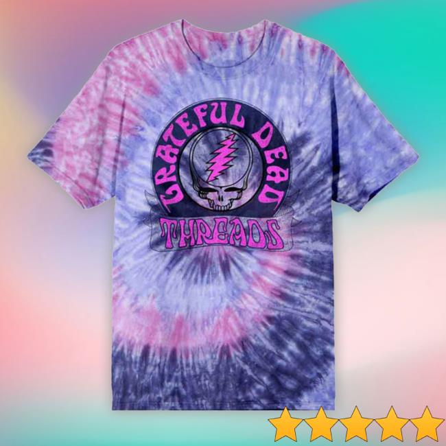 Oldschooltees Grateful Dead Steal Your Face Tie Dye Long Sleeve T Shirt