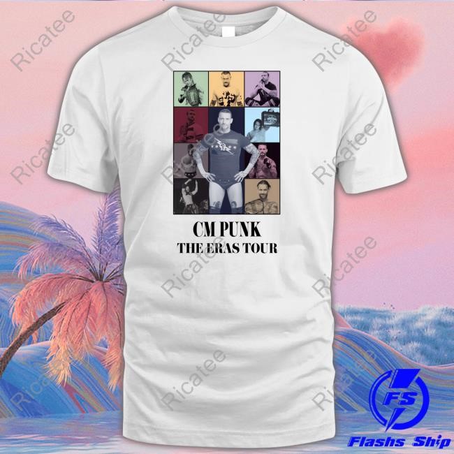 Cm Punk The Eras Tour Tee Shirt