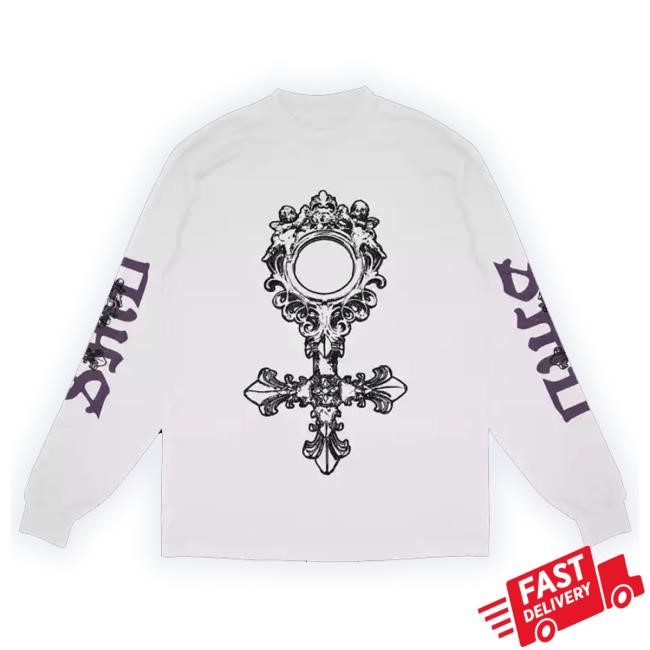 Merchbar Merch Red Key White Crewneck Sweatshirt