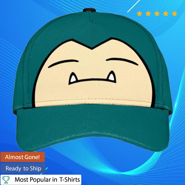 Official Gearhumans Merch Shop 3D Pokemon Snorlax Trend Cap