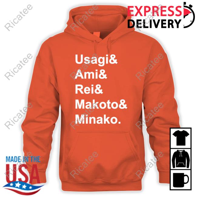 Ash Flayz Clan Parrish Usagi Ami Rei Makoto Minako Tank Top