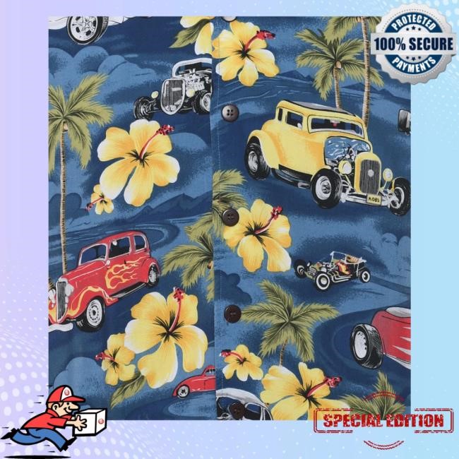 Official Floral Hawaiian Tee Shirt Beyond Retro Merch Store