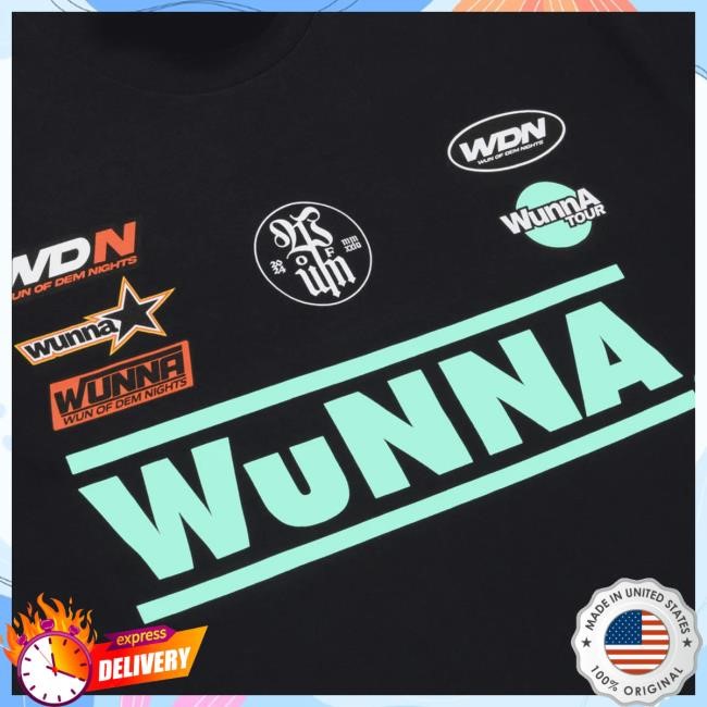 Gunna Official Store Wunna Tour Long Sleeve Shirt Gunna Official Store Wunna Tour Shirts