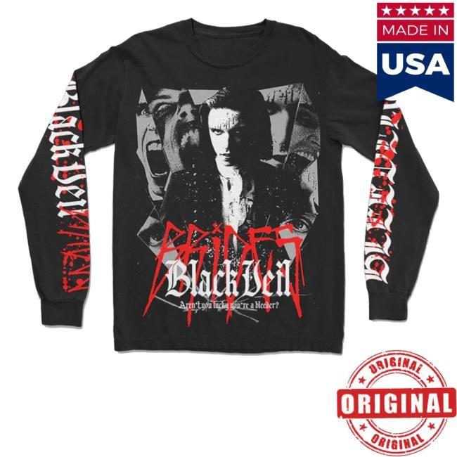 Blackveilbrides Merch Store "Bleeders" Splatter Longsleeve Classic Shirt