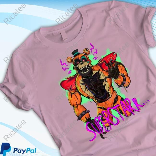 Shattered Glamrock Freddy Hoodie Himbo In Limbo Store Shattered Glamrock Freddy Hoodie