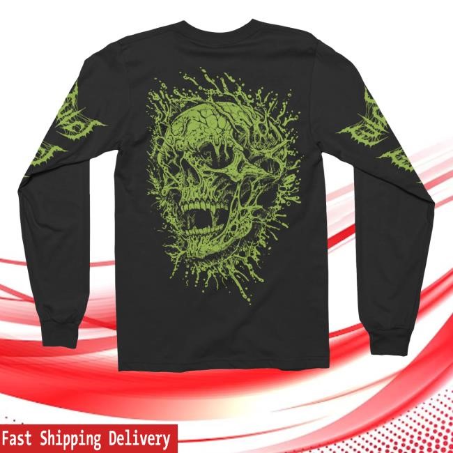 Nightshift Merch Shop Fulci Skull Splatter Hoodie
