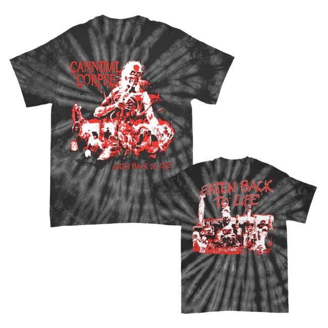 Official Indiemerchstore Cannibal Corpse Eaten Back To Life Tie Dye Hoodie