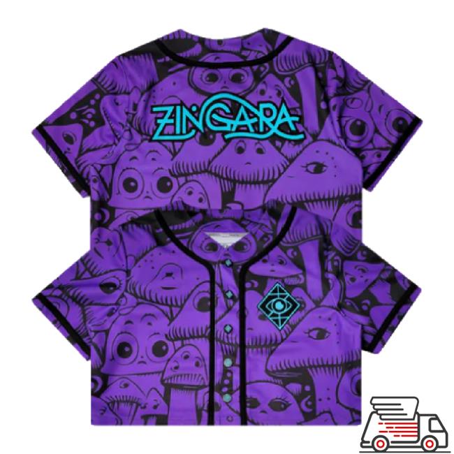 Trending Zingara Store Merch Zingara Purple Cropped Jersey Long Sleeve Tee Zingaramusic Shop