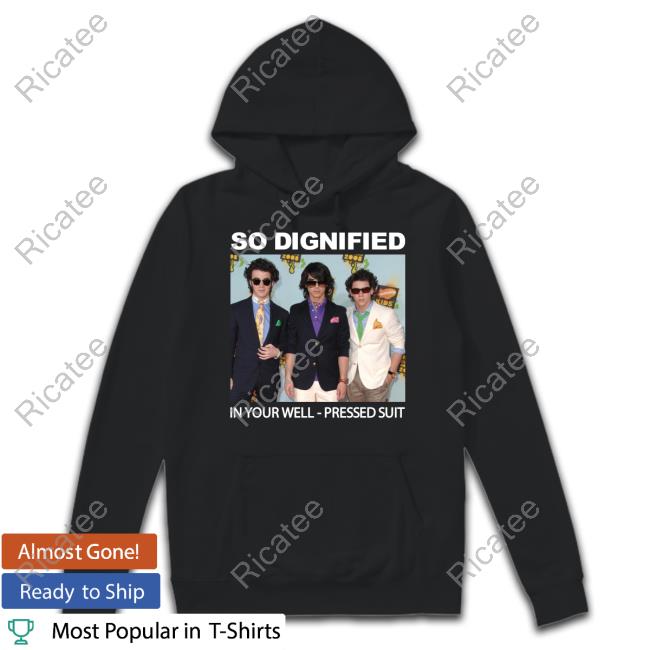 Jonas Brothers So Dignified In Your Well-Pressed Suit T-Shirt