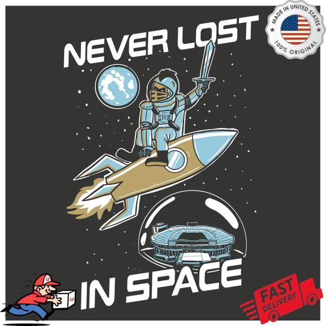 Barstoolsports Store Merch Never Lost In Space Pocket Tee Shirt