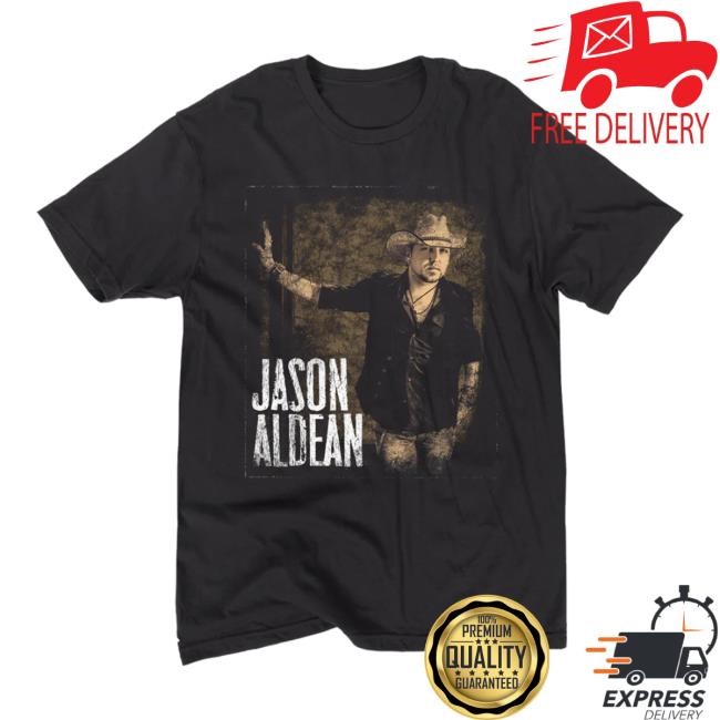 Jason Aldean Merch Store Jason Vintage Photo Youth T Shirt