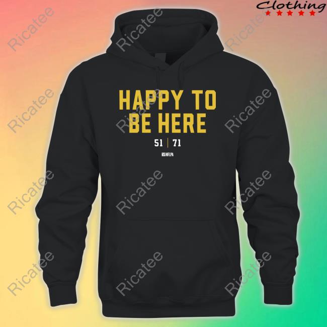Nate Herbig Wearing Happy To Be Here 51 71 Shirt