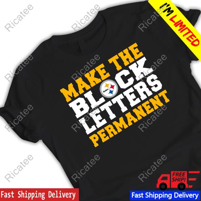 Benstonium Make The Block Letters Permanent Long Sleeve T Shirt