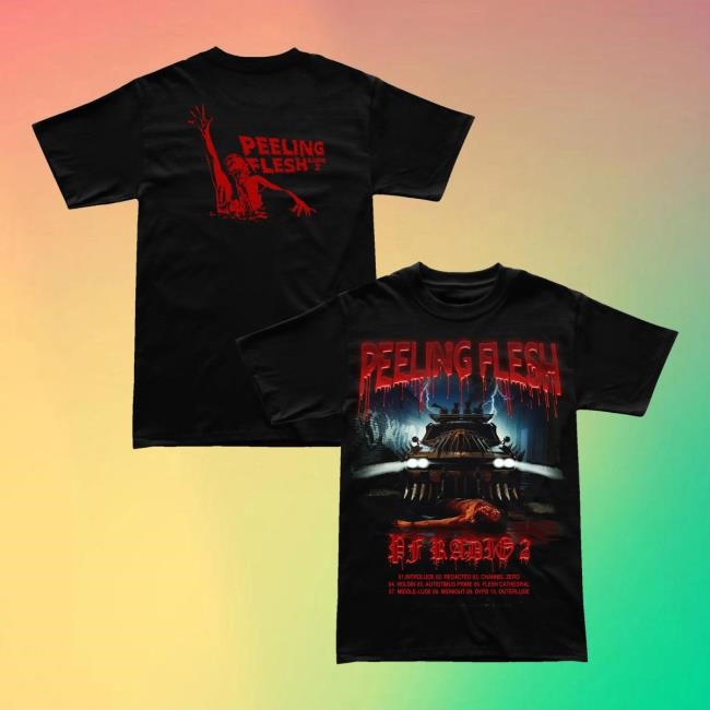 Official Peeling Flesh Pf Radio 2 Hoodie, Sweatshirt