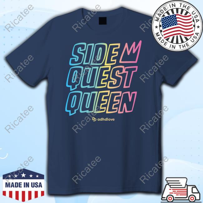 Rich Pink Side Quest Queen Shirt