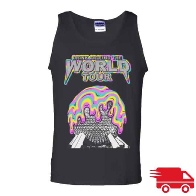 Original Drink Around The World Shirt - Paint Variant Lost Bros Trading Co Shop