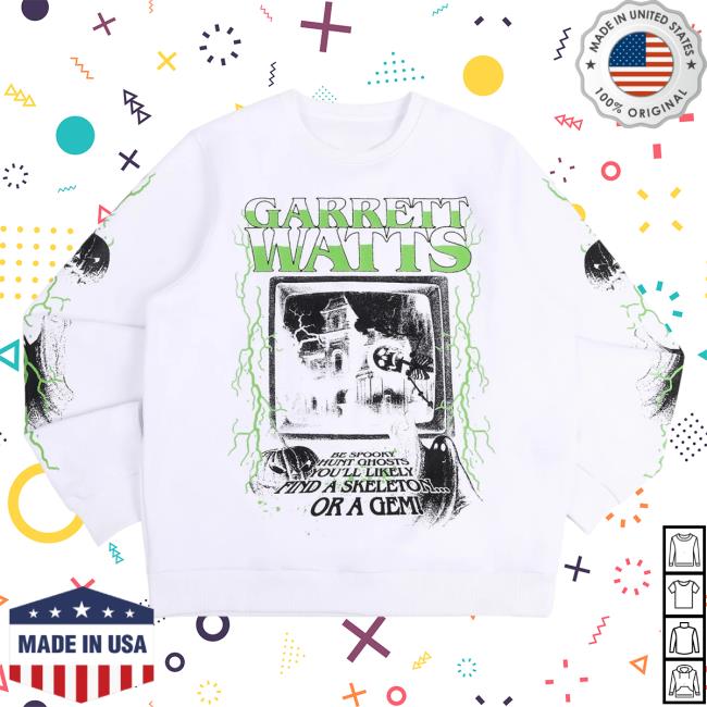 Official Garrett Watts Merch Garrett Watts The Haunted Glow Pull Over Hoodie