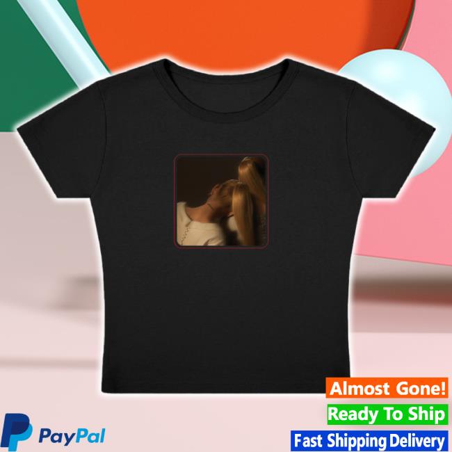 Original Ariana Grande Merch Store Ag7 Cropped Black T-Shirt Black Arianagrande Shop