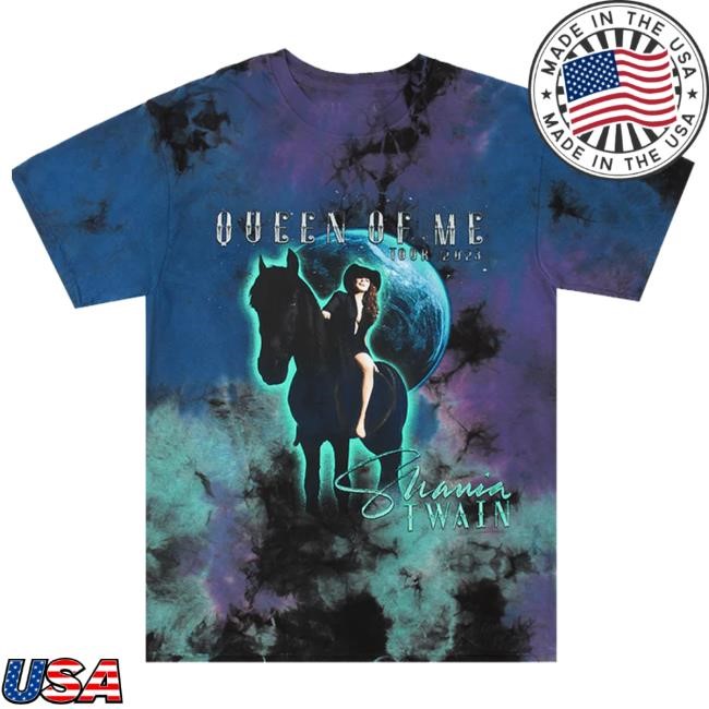 Trending Shania Twain Merch Queen Of Me Tie Dye Hoodie