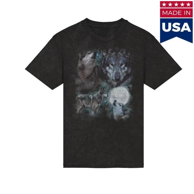 Alveussanctuary Merch Store Shop Wolf Acid Wash T-Shirt