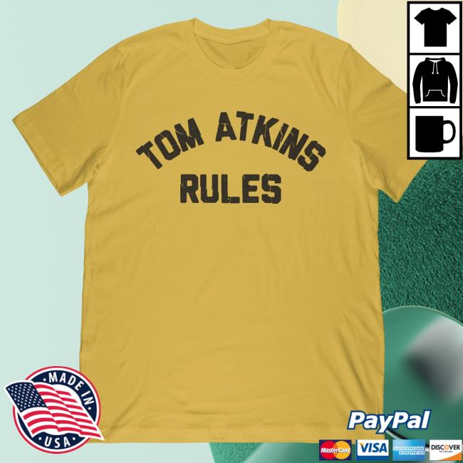 Official Studiohouse Designs Tom Atkins Rules Tee Gold