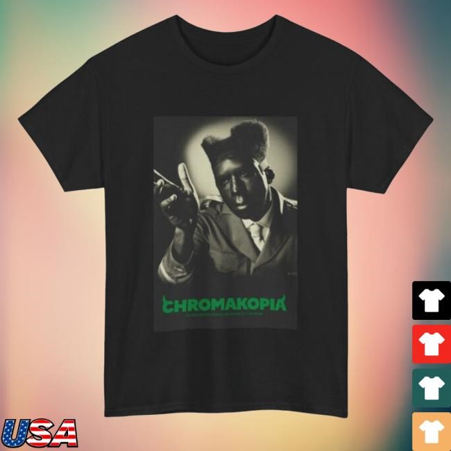 Official Tyler The Creator Merch Store Black Chromakopia Hoodie
