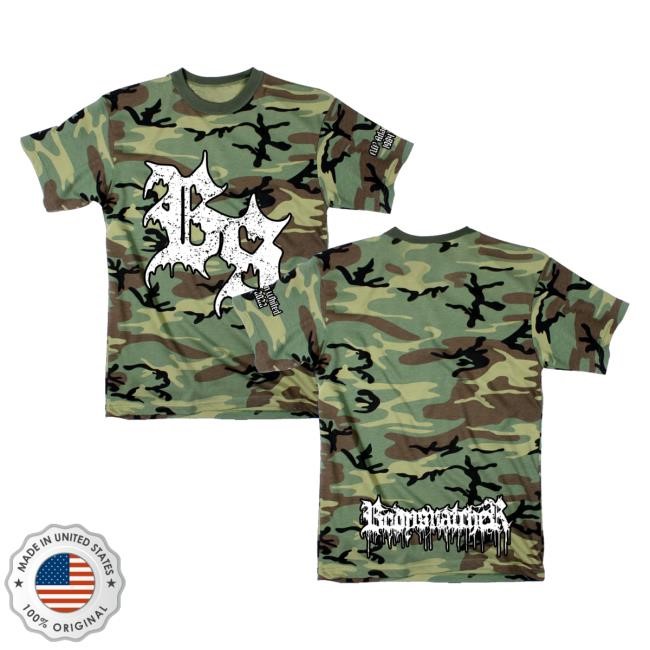 Bodysnatcher Official Merch Logo Camo Hoodie Sweatshirt
