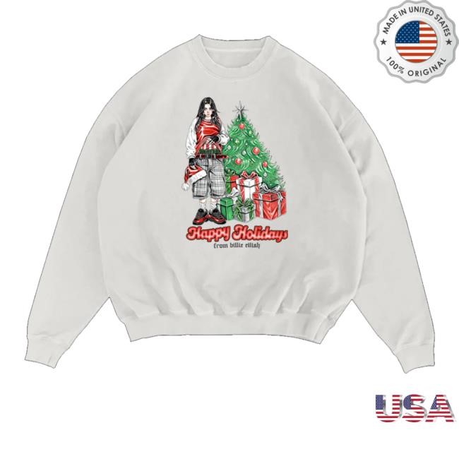 Happy Holidays White Sweatshirt