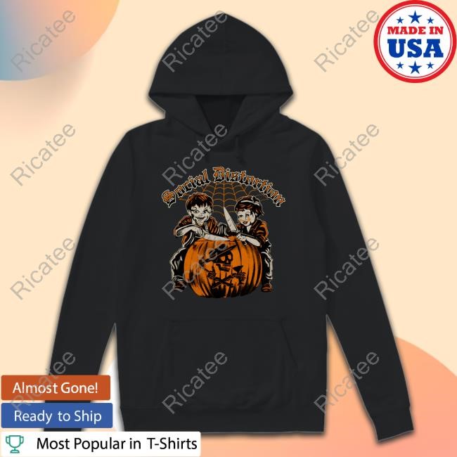 Social Distortion Merch Store Carving Black Tee