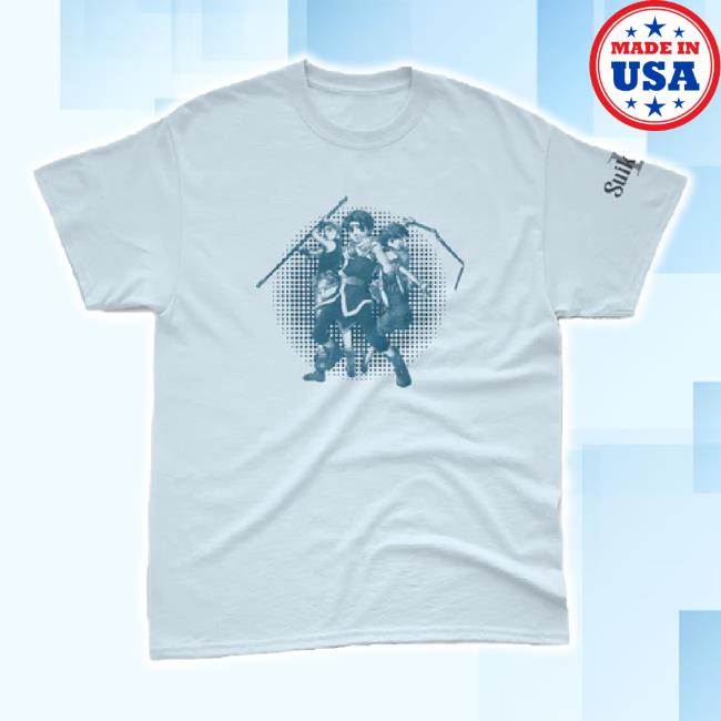 Trending Official Konami Shop Merch Store Suikoden Ii Halftone Heroes Shirt Officialkonamishop