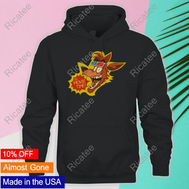Five Nights At Freddy's It's Movie Time Hoodie Sweatshirt Furrllow Fnaf It's Movie Time Hoodie Sweatshirt