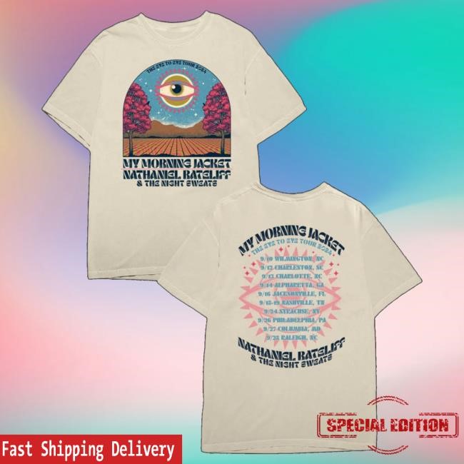 Official My Morning Jacket Merch Store Eye To Eye Unisex Tour Crewneck Sweatshirt