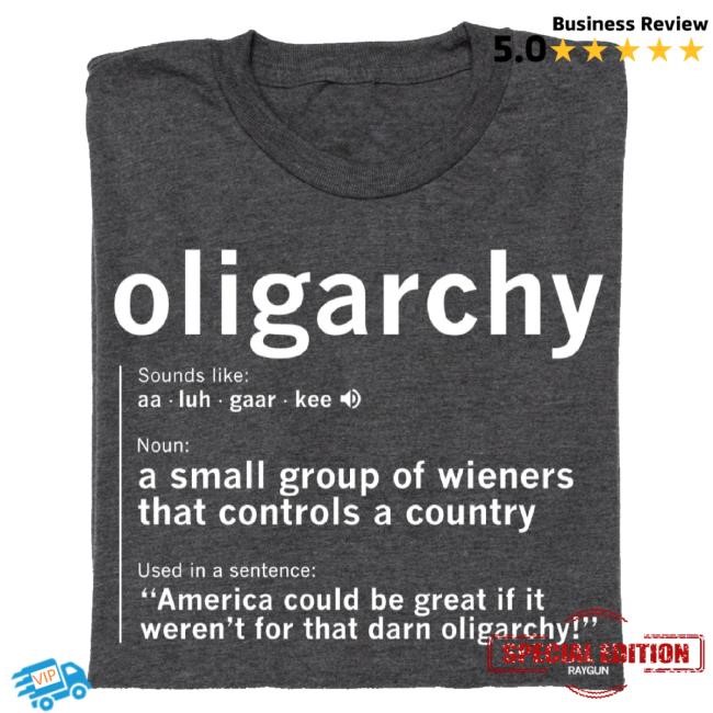 Official Raygun Merch Oligarchy Definition Long Sleeve T Shirt