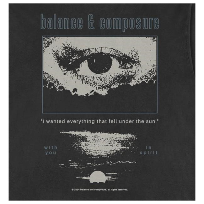 Balance And Comp Merch Balance & Composure Eye T-Shirt, Hoodie, Tank Top, Sweater And Long Sleeve T-Shirt