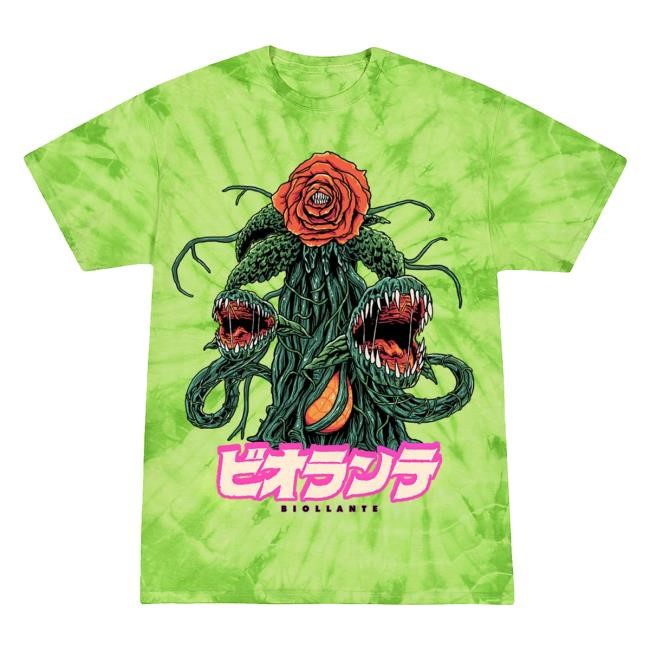 Godzilla Merch Biollante A New Life Form Tie-Dye Sweater