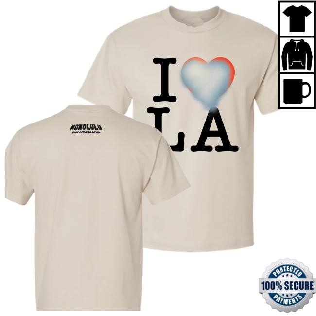 Limited Honolulu Pawn Shop Merch We Heart La Crewneck Sweatshirt