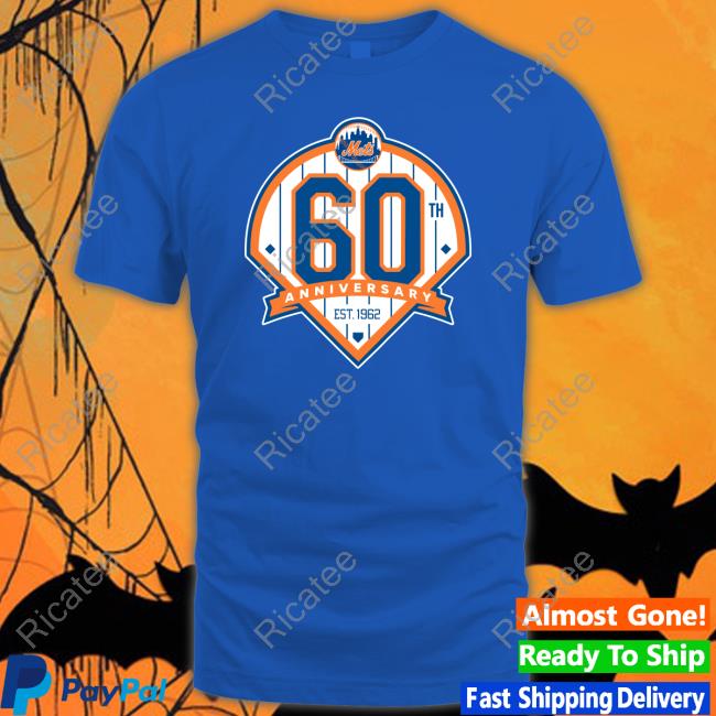 New York Mets 60 Years Aniversary Hoodie