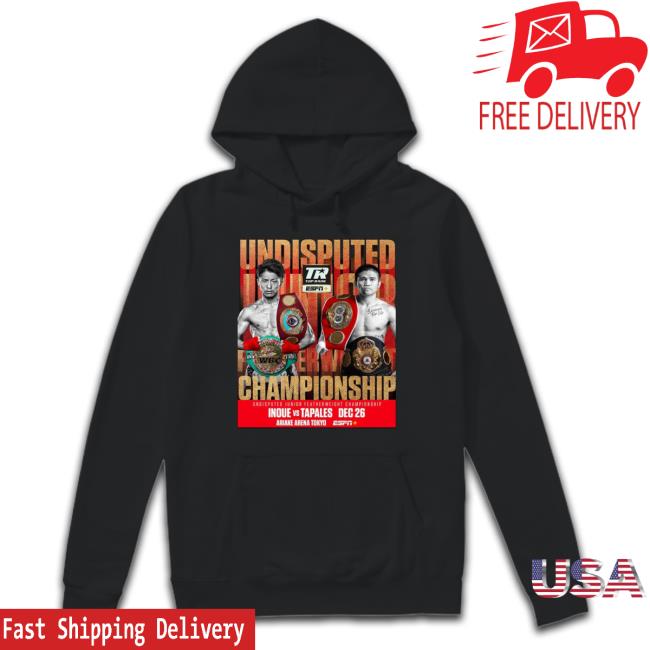 Official Undisputed Junior Featherweight Championship Inoue Vs Tapales T-Shirt