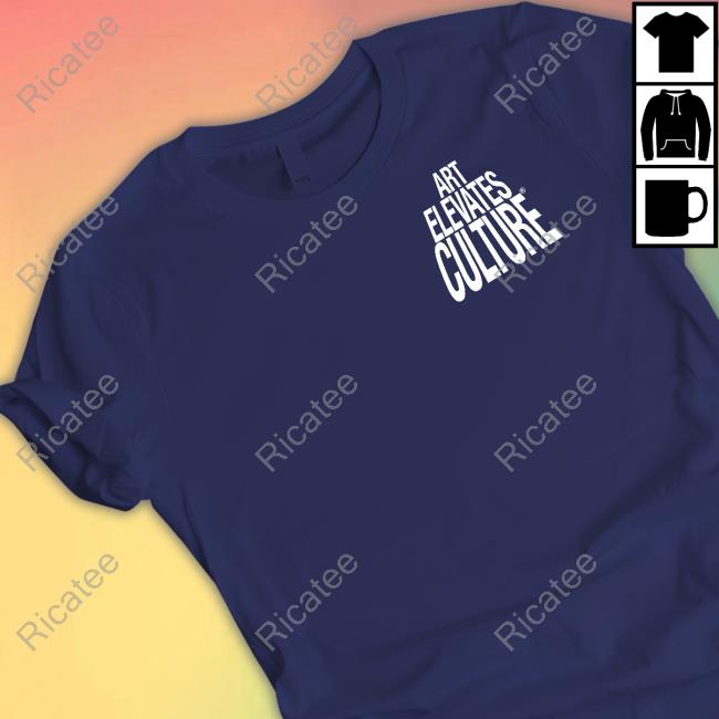 Forthecrewclothing Art Elevates Culture Hoodied Sweatshirt