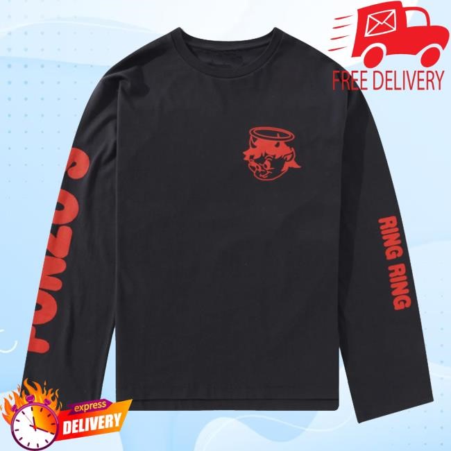 Official Lofistore Merch Store Fonzo L/S Tee, Navy Blue Funny Shirt