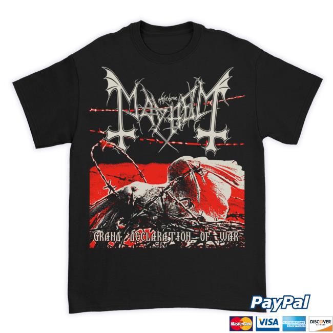 Official Kings Road Merch Store Grand Declaration Of War New Shirt (Black) Mayhem Kingsroadmerch